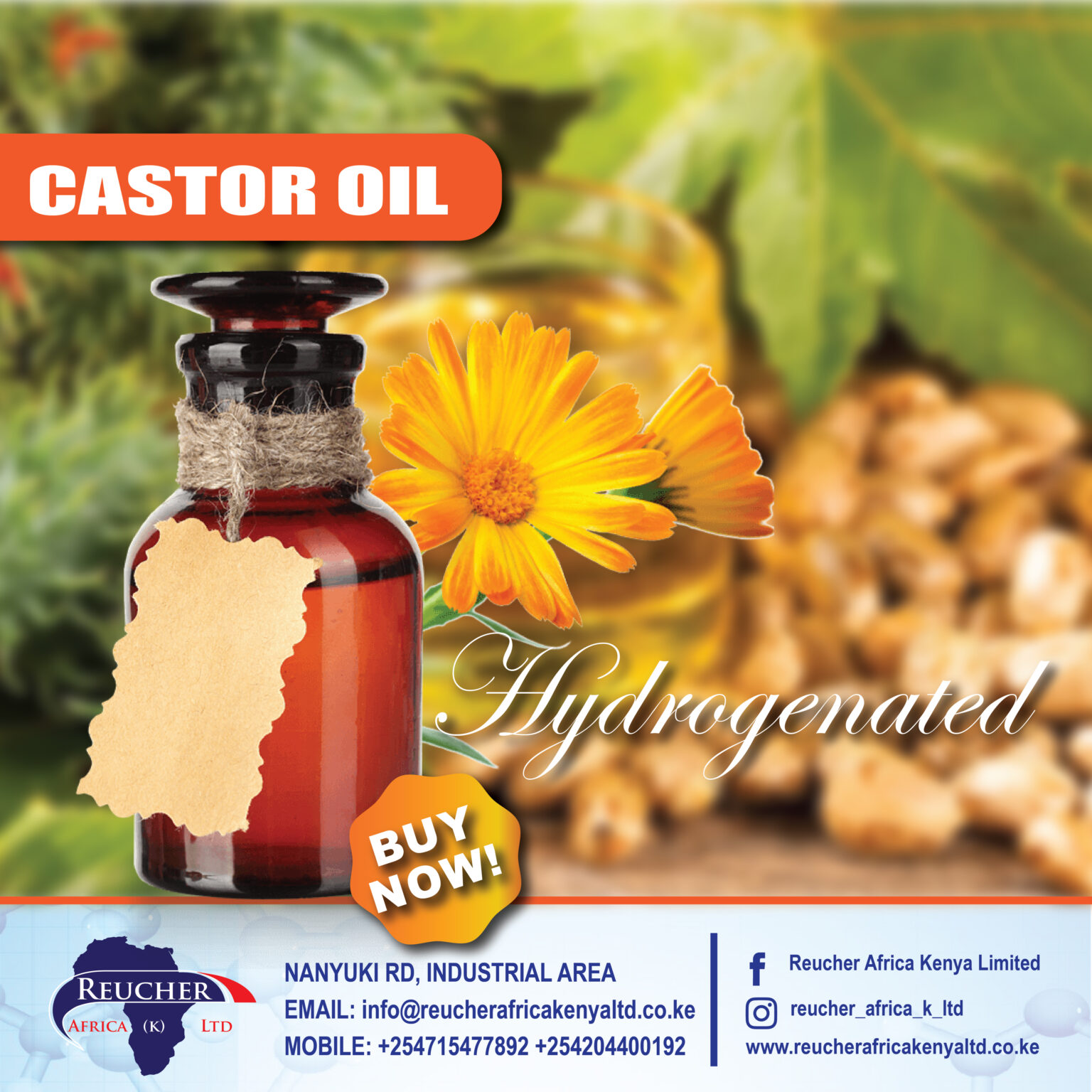 Essential oils & Fragrances in Nairobi, Kenya REUCHER AFRICA LIMITED