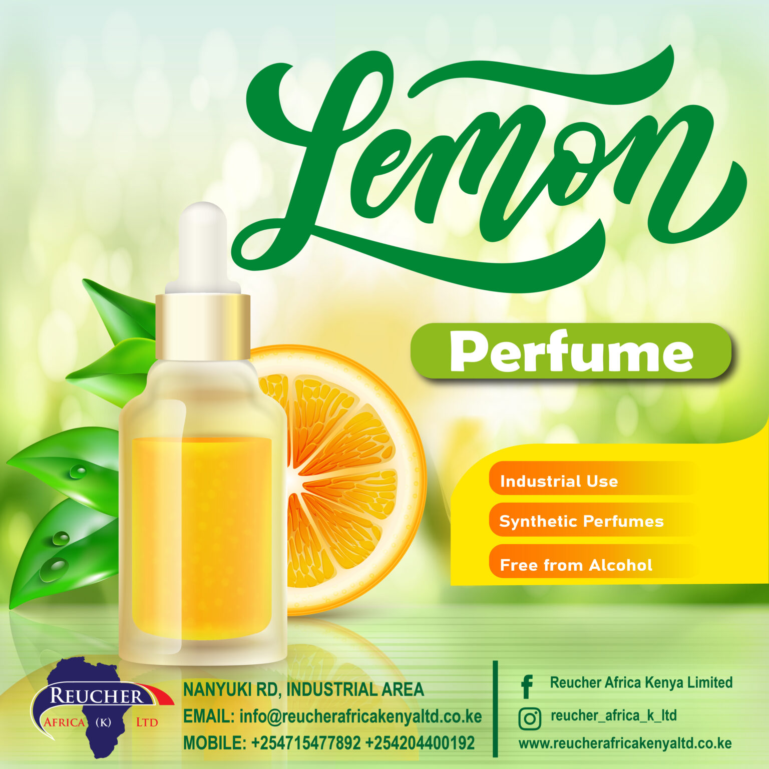 Essential oils & Fragrances in Nairobi, Kenya REUCHER AFRICA LIMITED