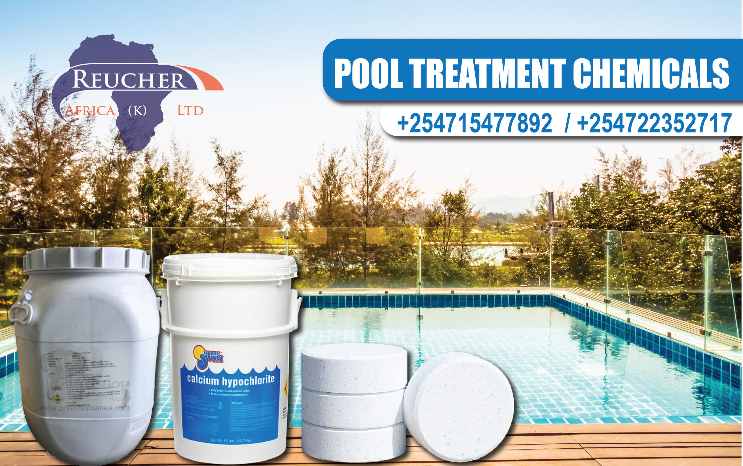 Swimming pool chemicals