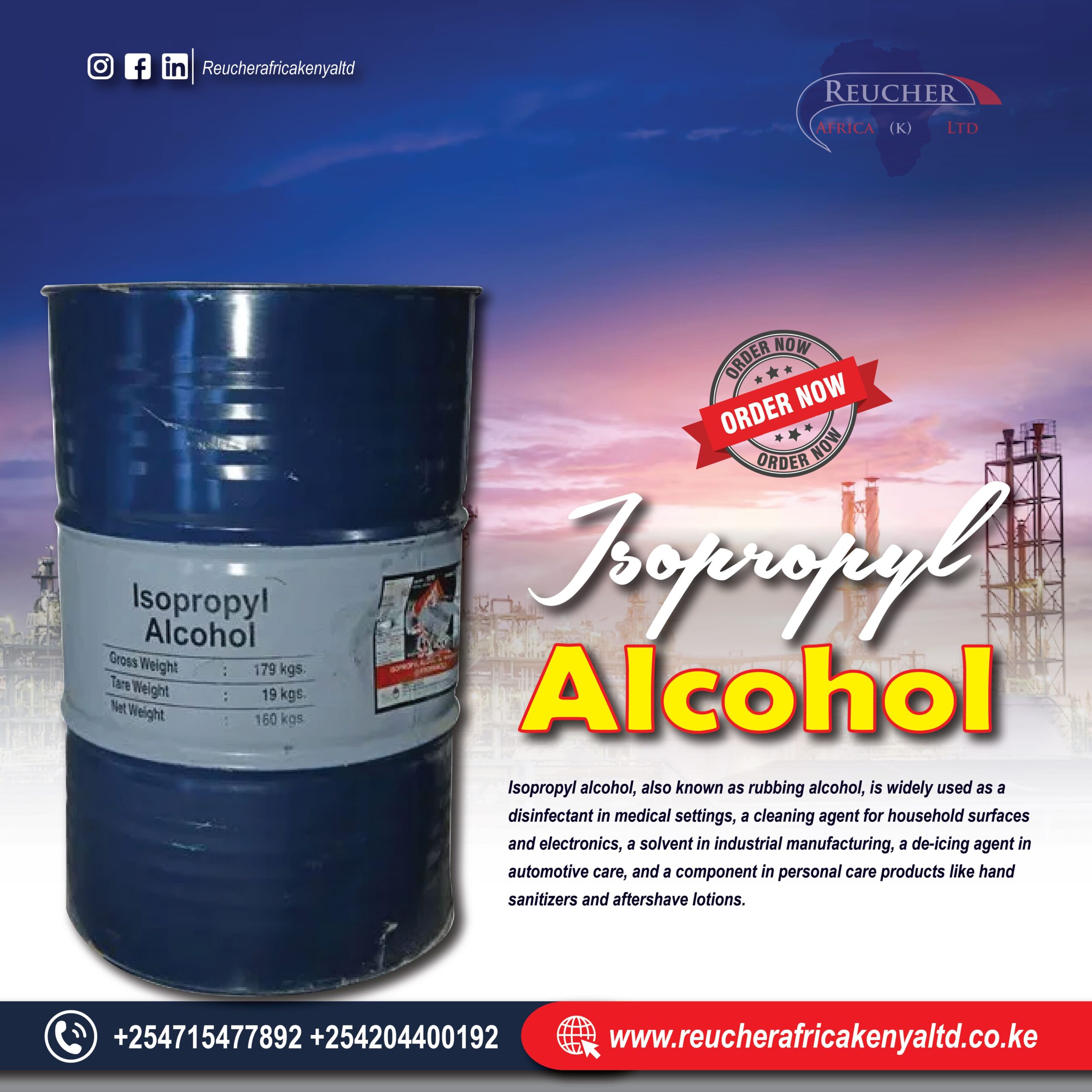 Isopropyl Alcohol (IPA)